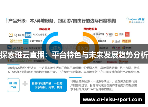 探索雅云直播：平台特色与未来发展趋势分析